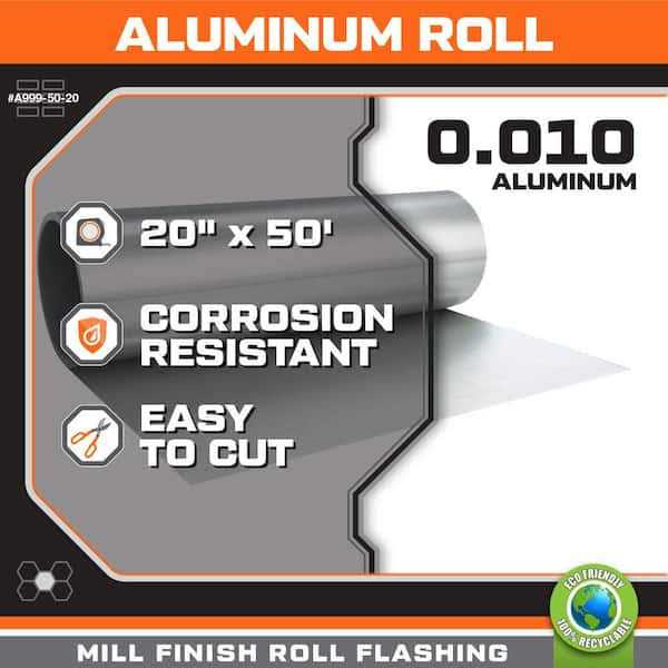 10 ft Aluminum Roll Valley Flashing C1020