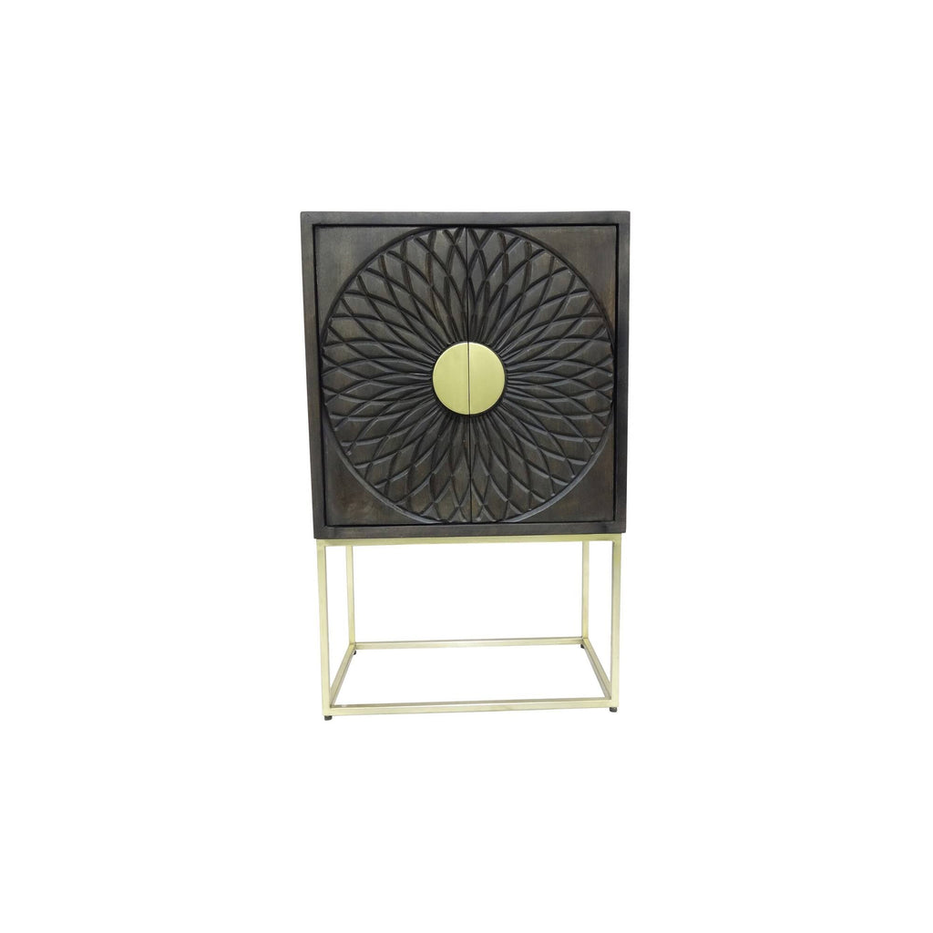 Solid Mango Wood Cabinet W880552