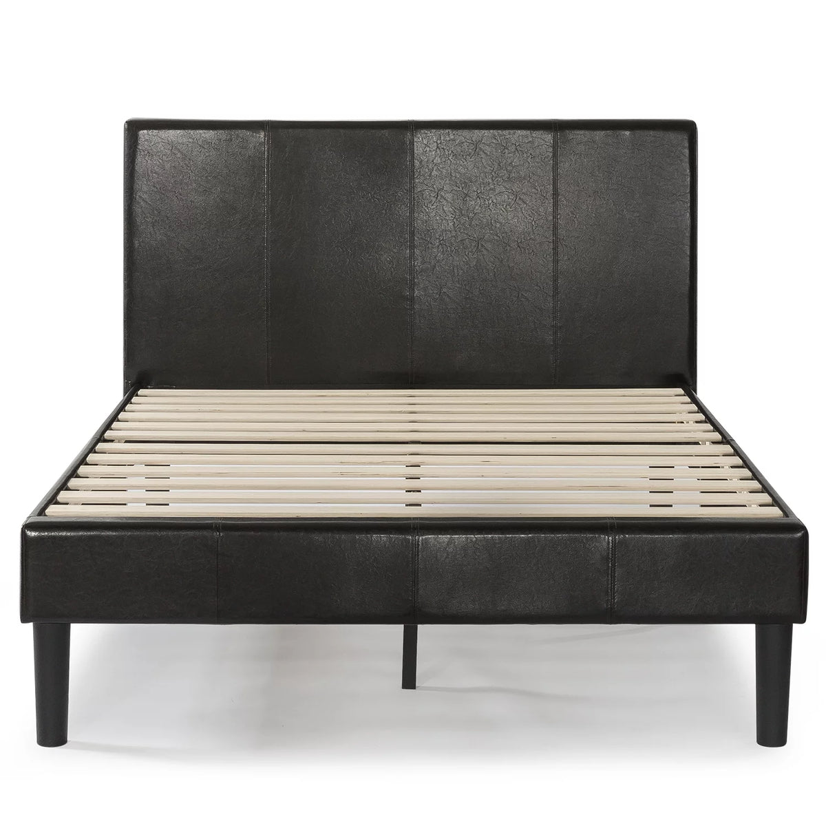 47 Faux Leather Platform Bed Frame J44290
