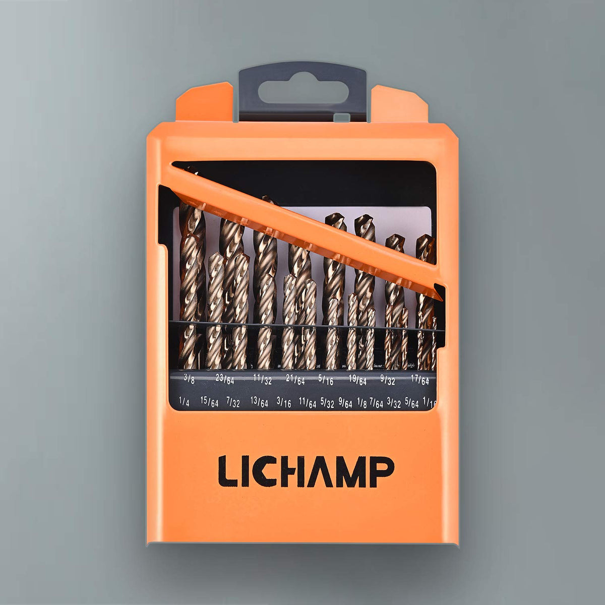 21PCS HSS Cobalt Drill Bits Set 1/16 to 3/8 Three Flute Z1727
