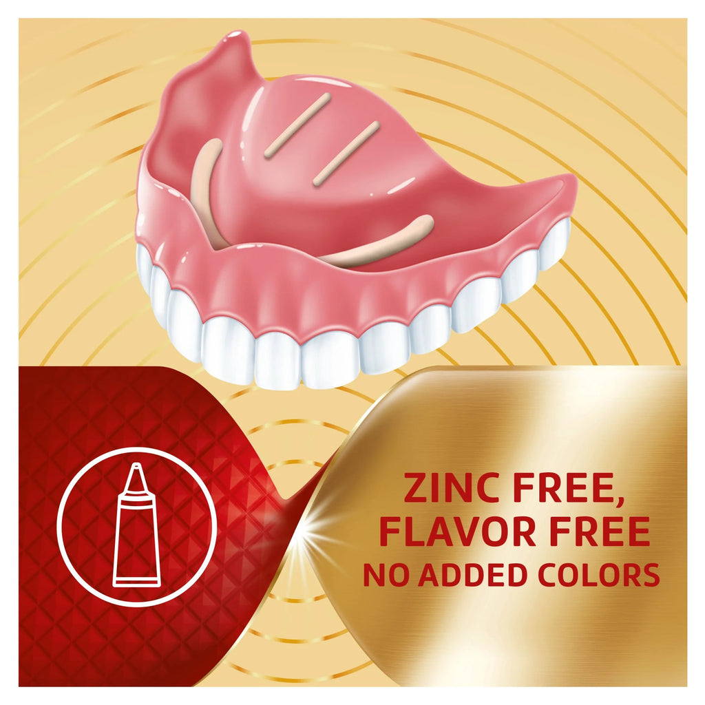 Denture Cream, Unflavored - 2.2 oz 4 Pk J1208
