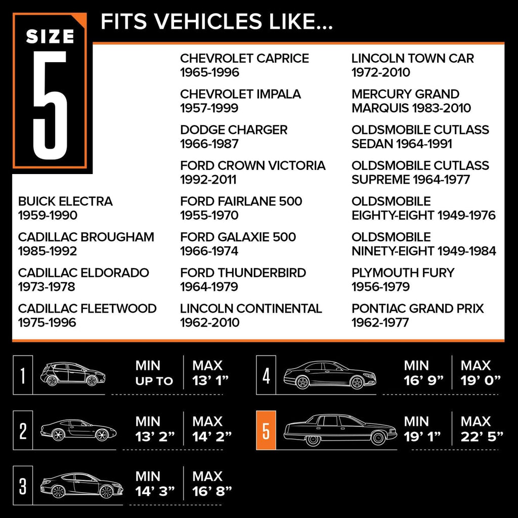 Tan Size 5 4 Layer Waterproof Car Cover K777