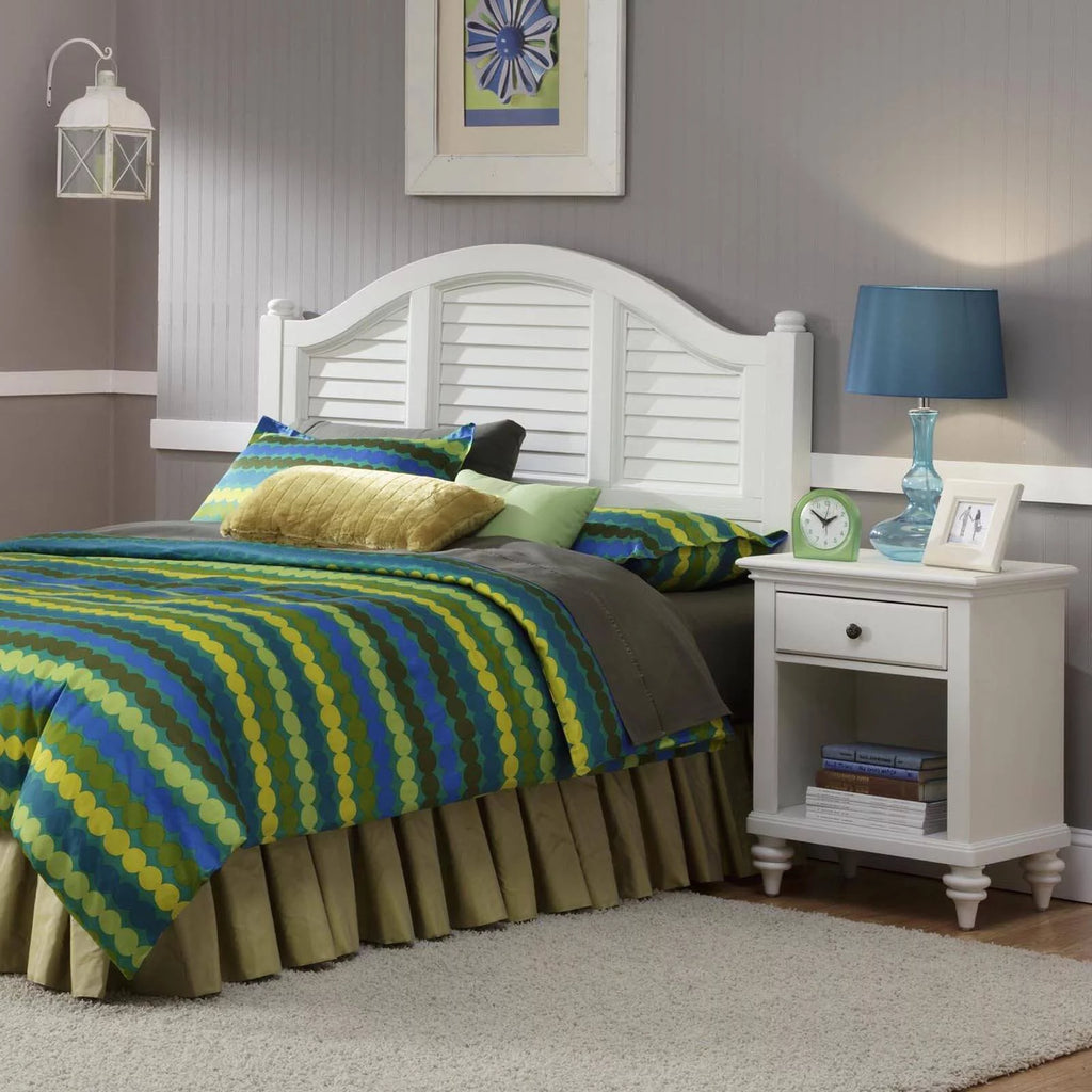 Off White Wood King Headboard B669