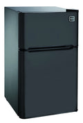 3.2 Cu Ft Two Door Mini Fridge with Freezer, Black E721249