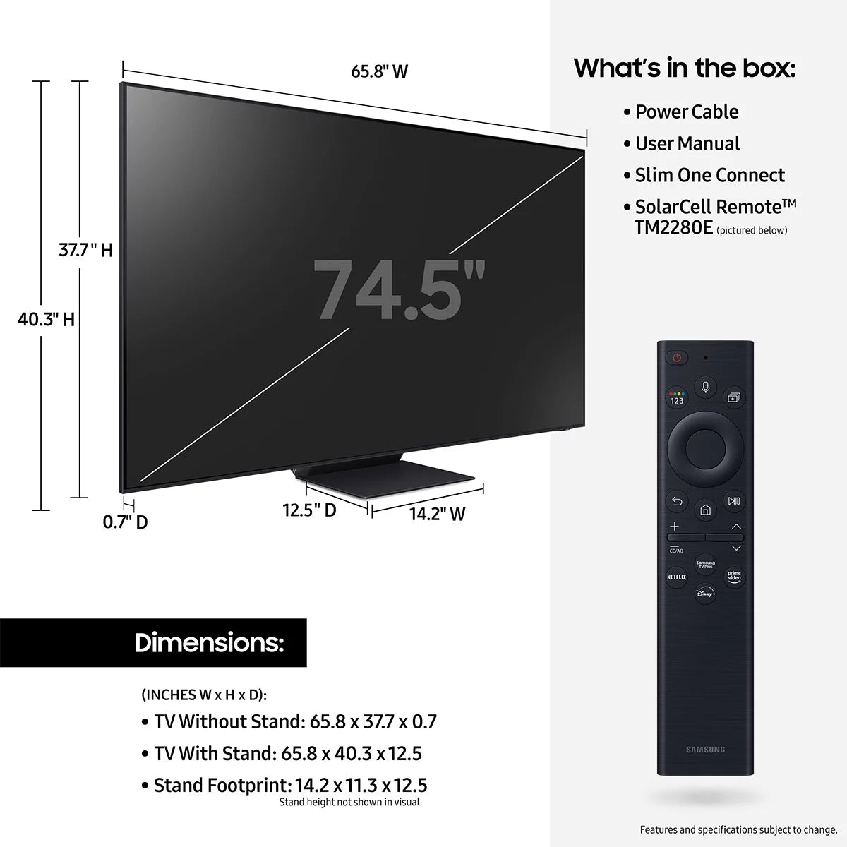 75" Neo QLED 4K Smart TV D84851