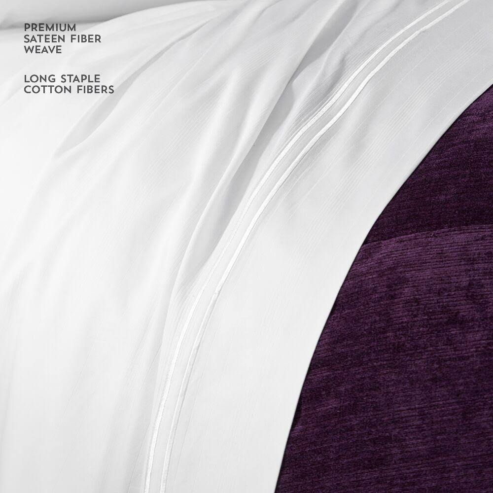 Queen White Bamboo Sheets N184