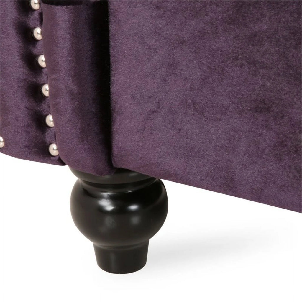 7 Seat Velvet Tufted Chesterfield Sectional V650952