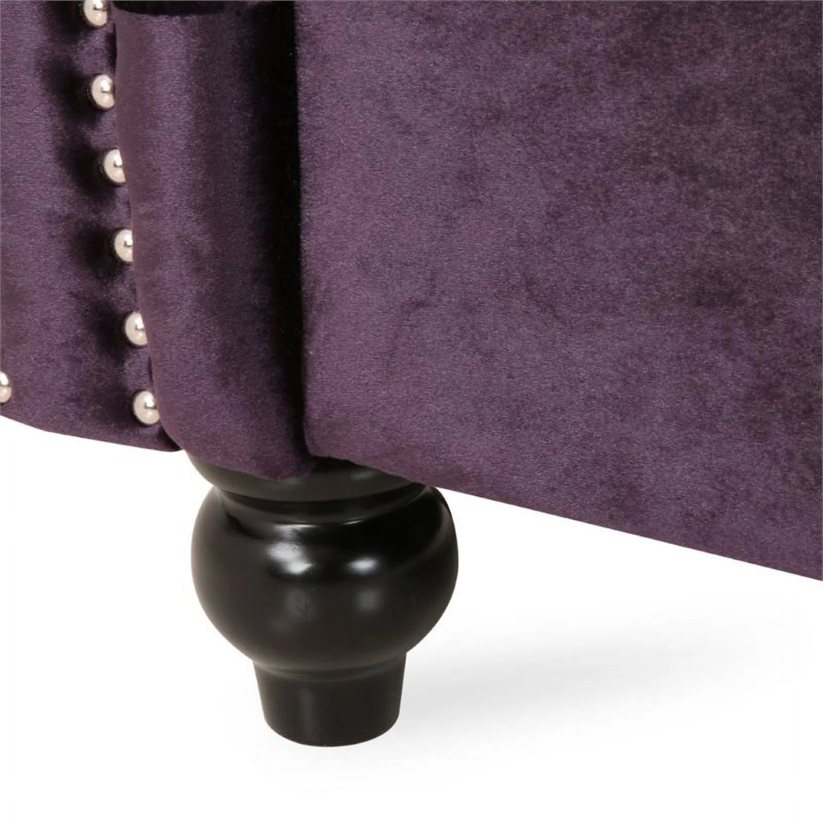 7 Seat Velvet Tufted Chesterfield Sectional V650952