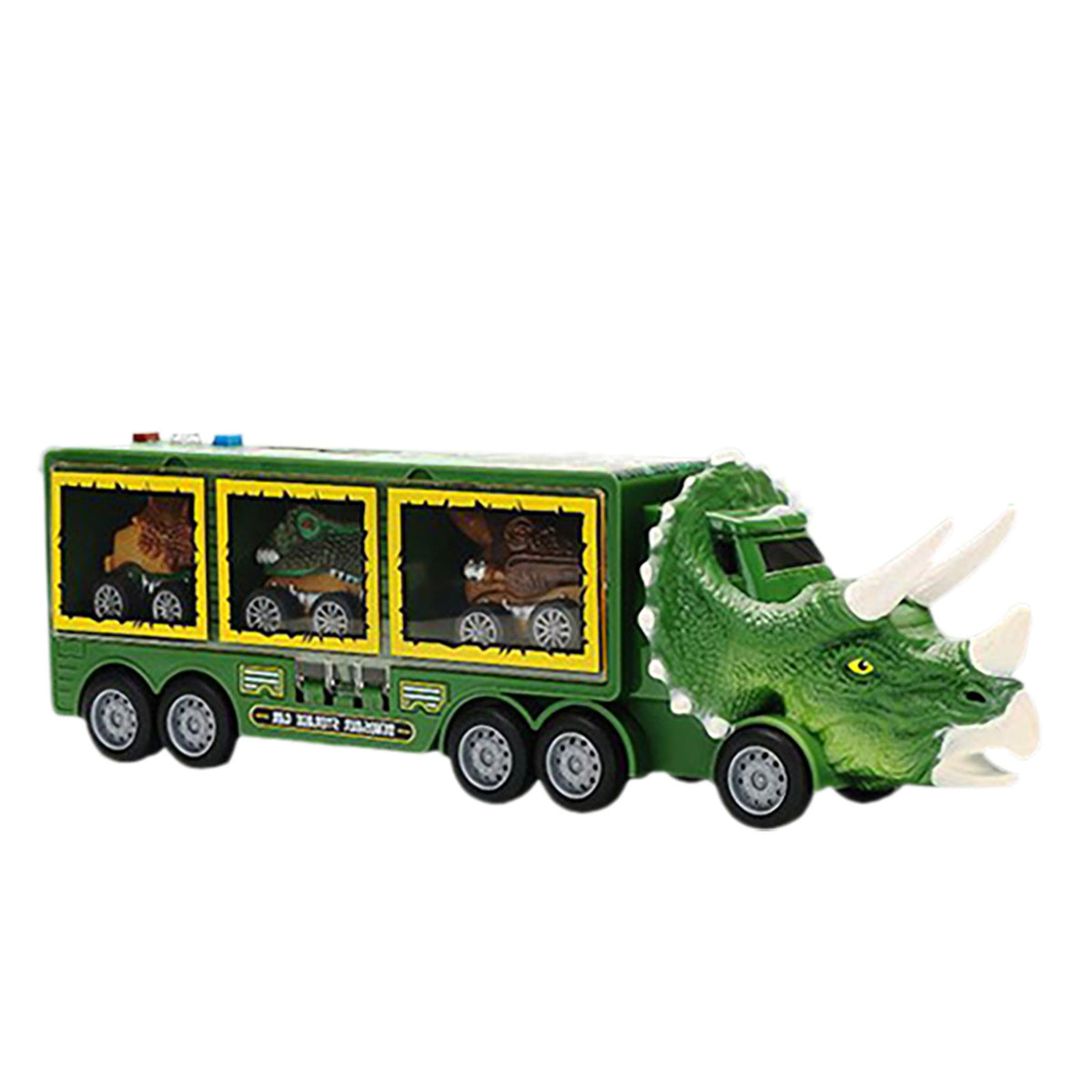 Dinosaur Transport Truck Carrier Toy Car With Dinosaurs Helicopter Portable Handle K2882