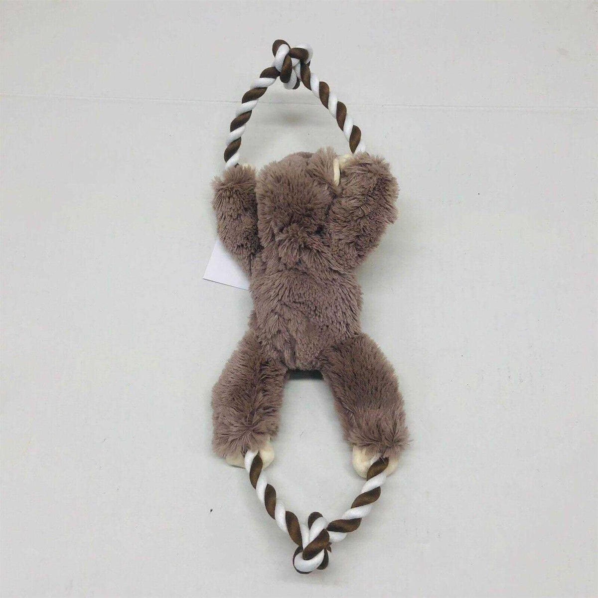 Monkey Plush Rope Squeaky Dog Toy I3523