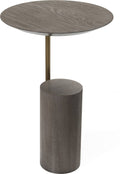 Smoky Grey Oak Round Table A58356