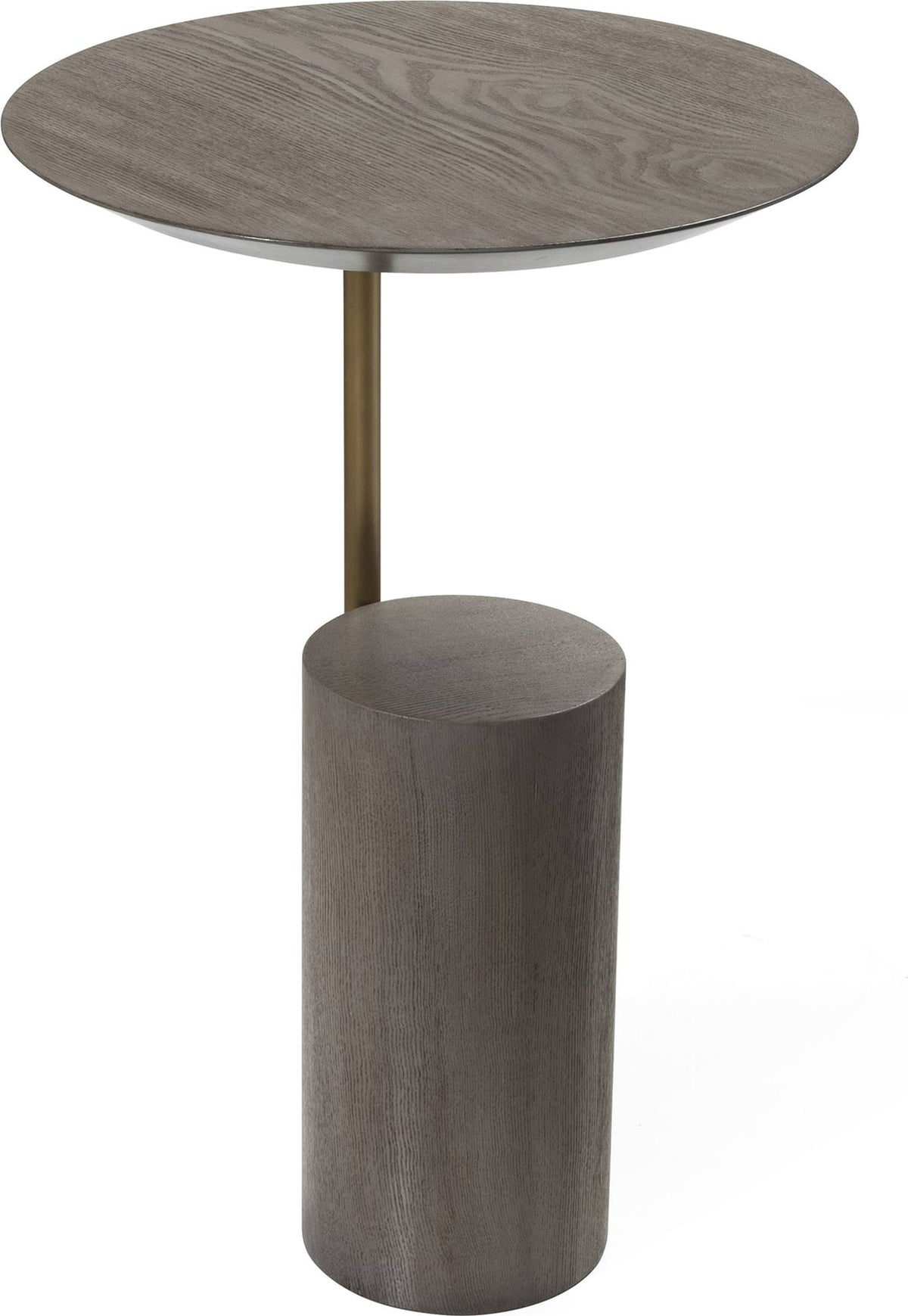 Smoky Grey Oak Round Table A58356