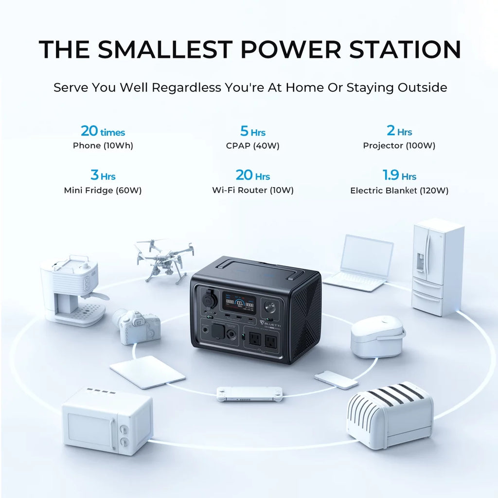 Portable Generator 600W 268Wh LiFePO4 Power Station X835002