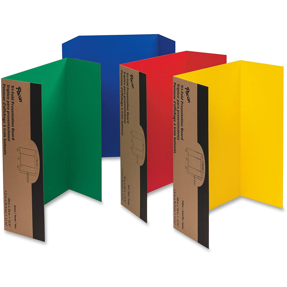 Tri-Fold Presentation Boards, 48x22 x 36 N73277