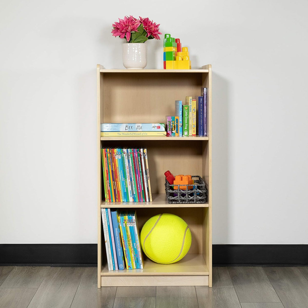 Wooden 3 Section School Classroom Storage Cabinet Q2415