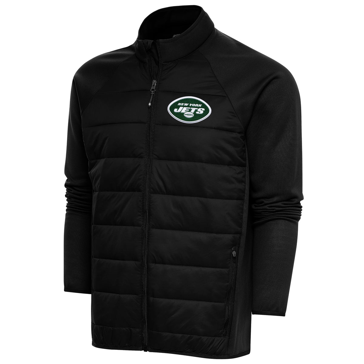 Black Full-Zip Jacket Q966