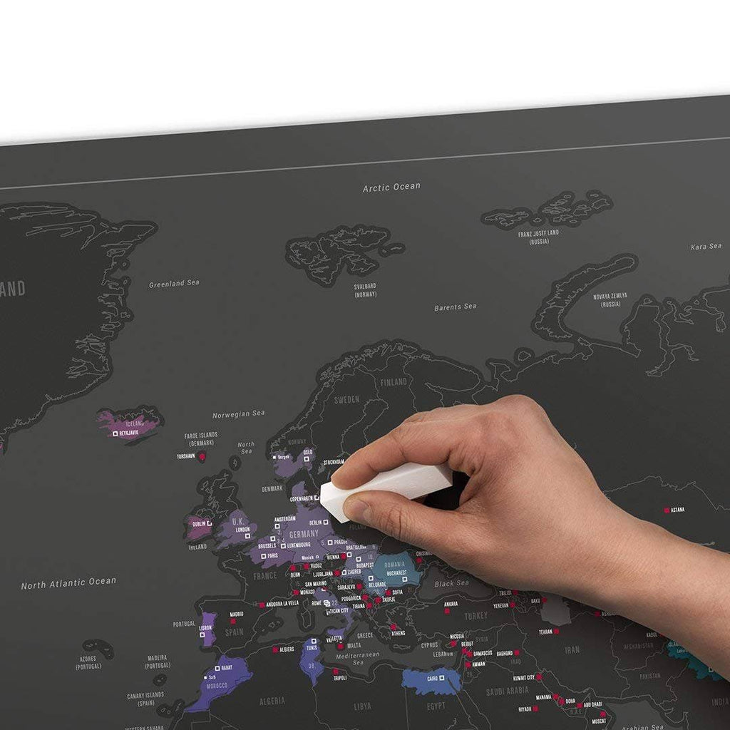 Scratch Map, Capitals Edition U82300