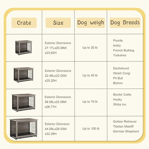 Grey Wooden Dog Kennel Table U52957