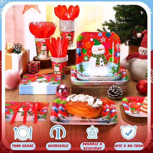 350 Pcs Disposable Paper Plates and Napkins Set Z540