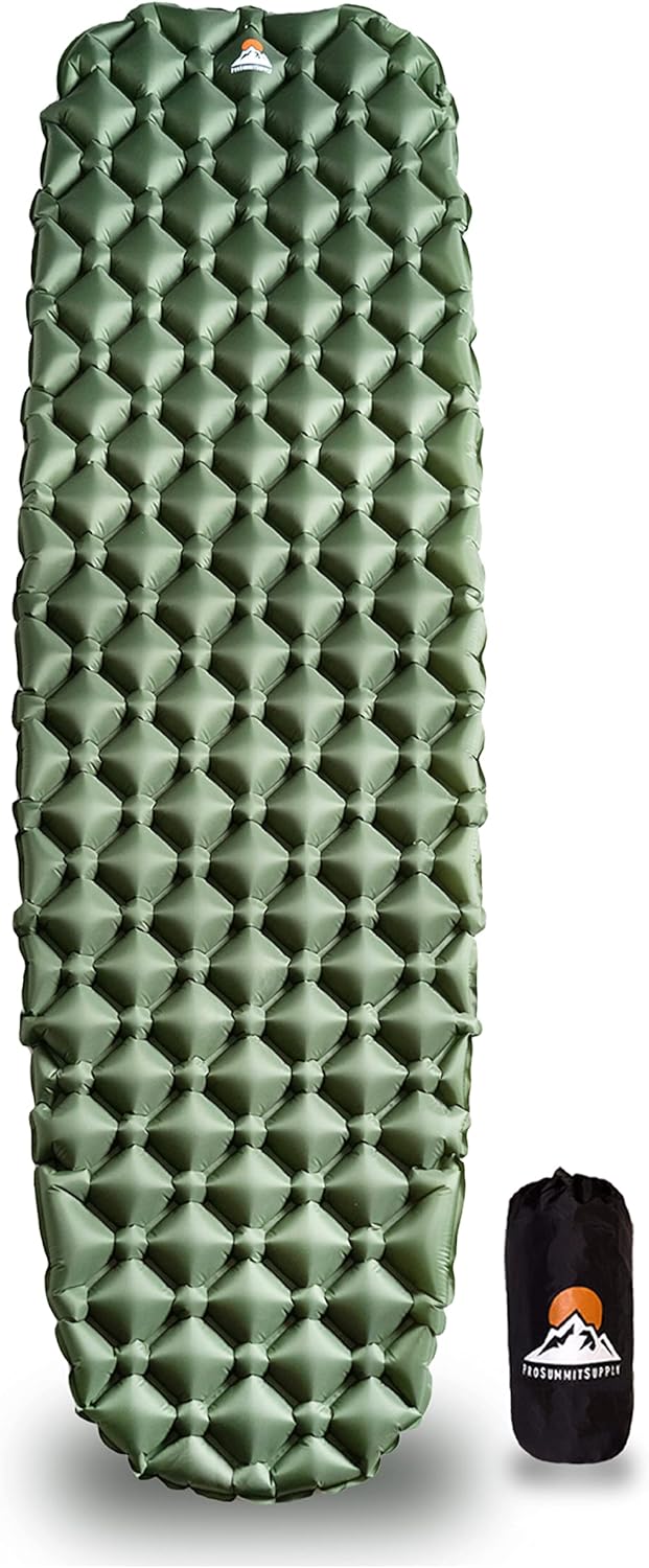 73 x 22.5 x 2.2 20D Ripstop Nylon Waterproof Sleeping Pad with Carry Pouch L365593