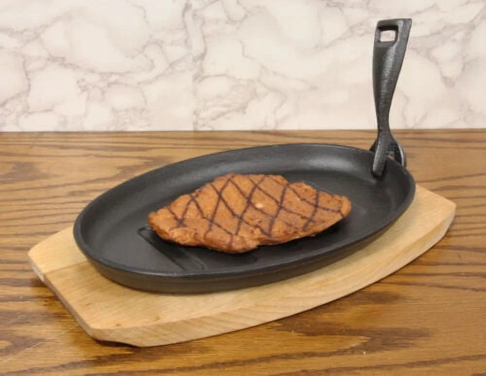 Enameled Cast Iron Fajita Skillet Set 10.5" W41694