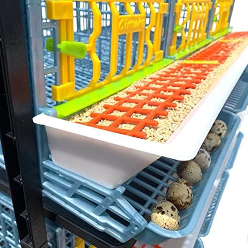2 Layer ABS Plastic Quail Cage D122816