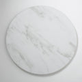 White Round Marble Melamine Serving Board H573194