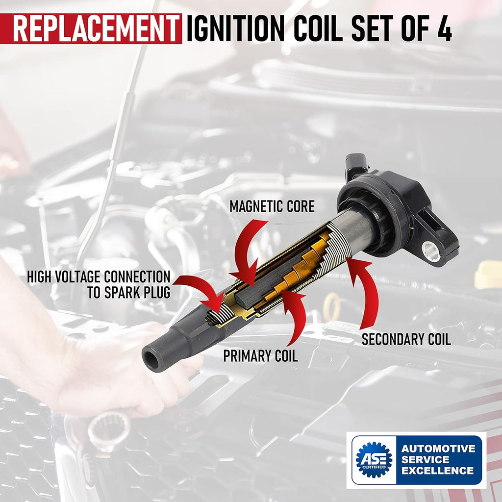 Ignition Coil Pack Set of 4 D75665