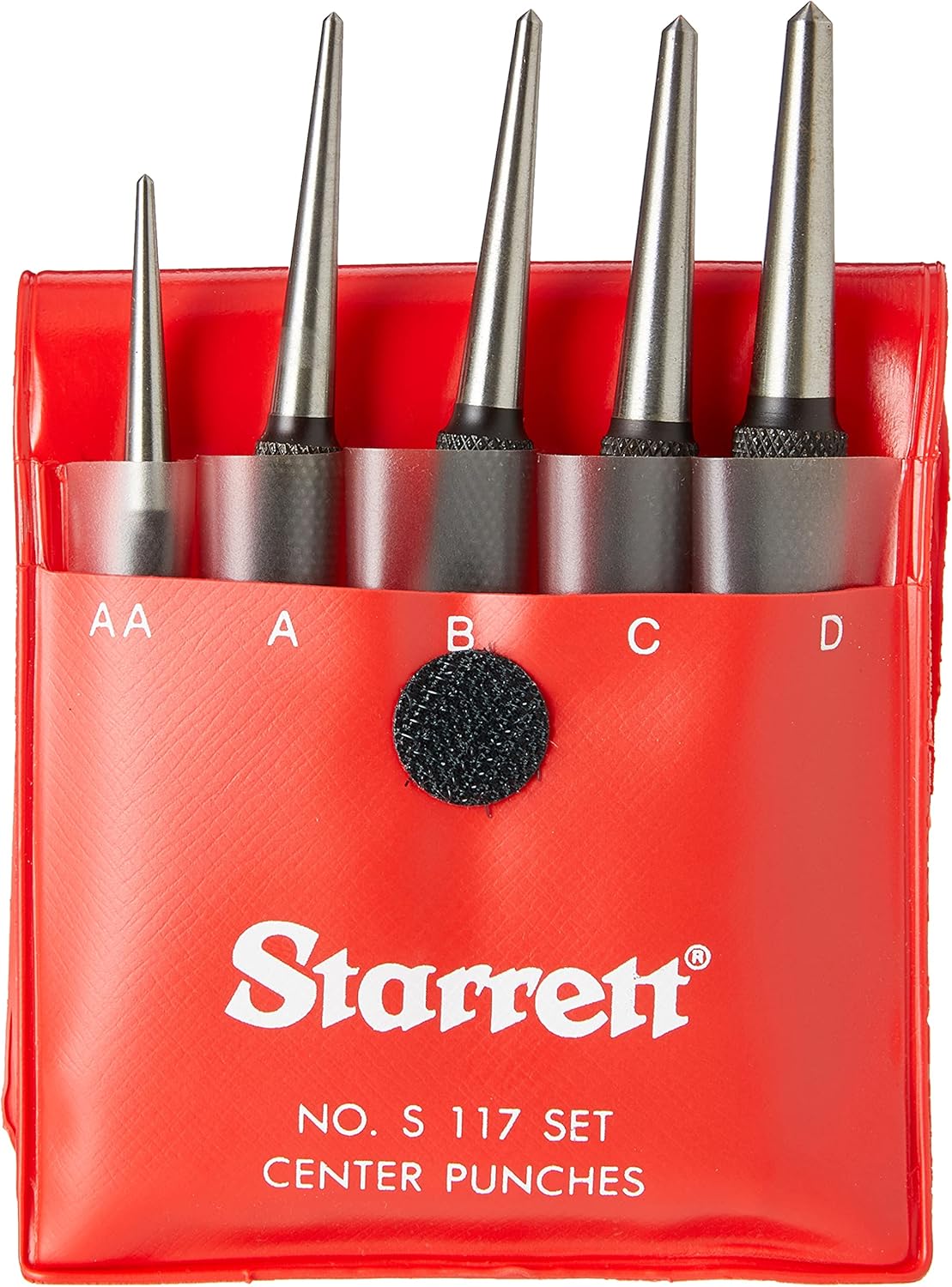 Center Punch Set, Set of 5, Hardened Tempered Steel P84566