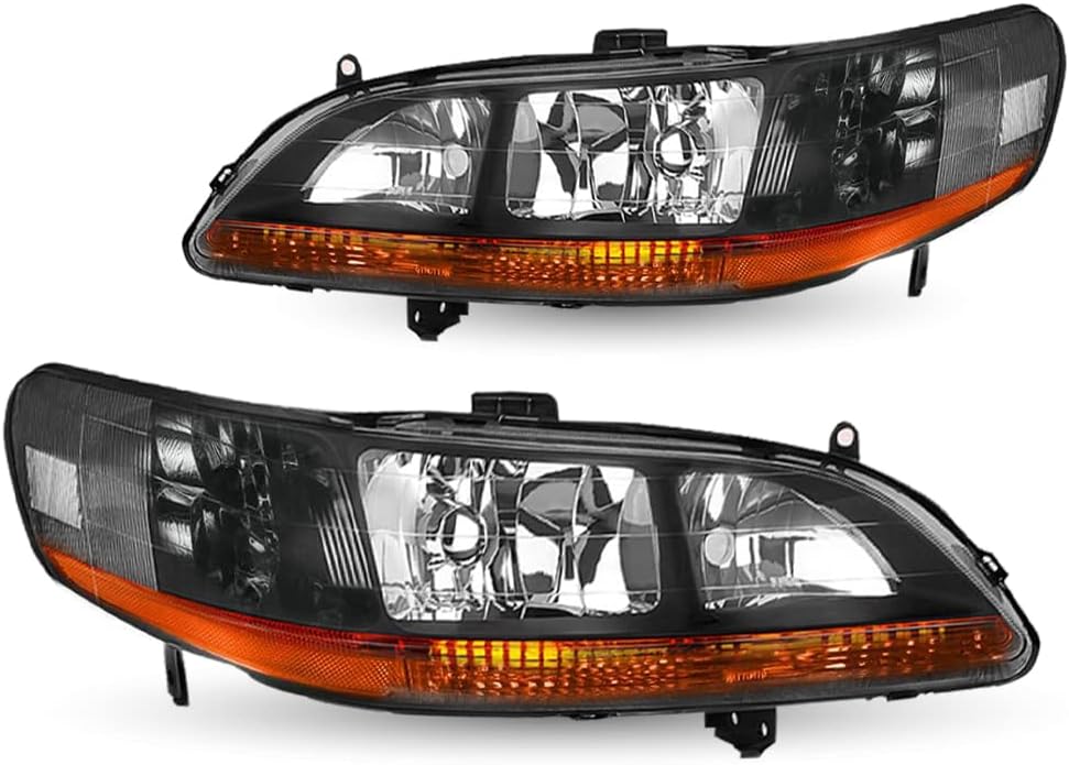 Headlight Assembly for 1998 2002 Honda Accord Left and Right O335