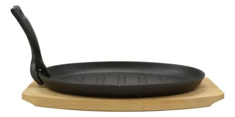 Enameled Cast Iron Fajita Skillet Set 10.5" W41694