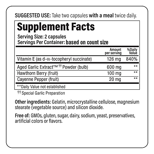 300 Capsules Aged Garlic Extract B157859