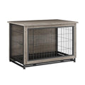 Grey Wooden Dog Kennel Table U52957