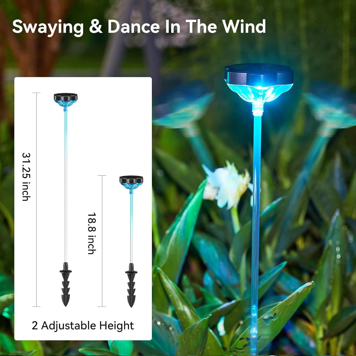 6 Pack Solar Pathway Lights C4062