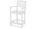 White Counter Arm Chair Q6293