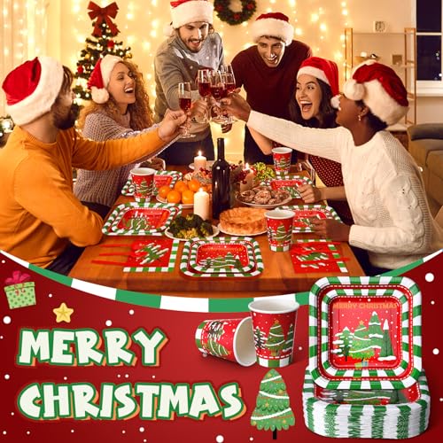 350 Pcs Disposable Paper Plates and Napkins Set Z540