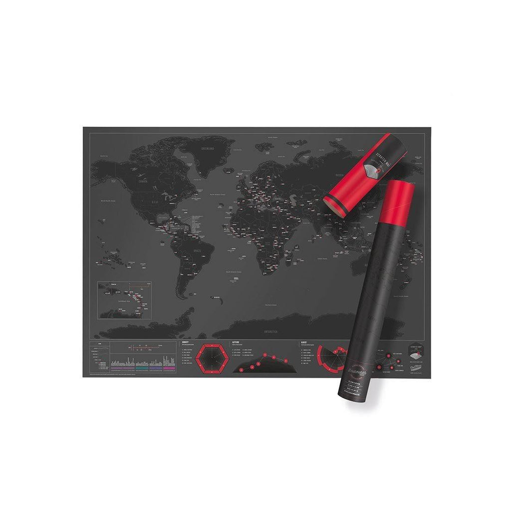 Scratch Map, Capitals Edition U82300