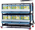 2 Layer ABS Plastic Quail Cage D122816