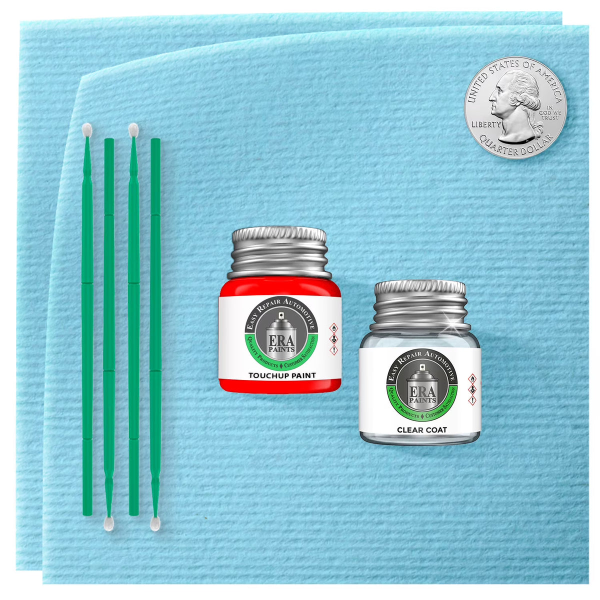 Prussian Blue Metallic Automotive Touch Up Paint Jar R2259