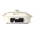 Electric Indoor Grill Portable Korean BBQ Nonstick 1200W White S582
