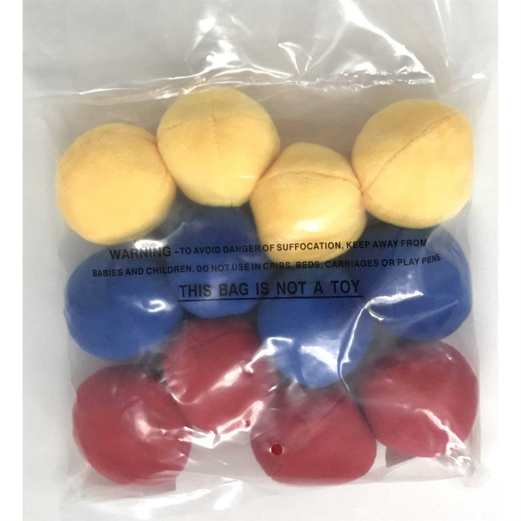 12 Pack Plush Squeaky Balls R3495