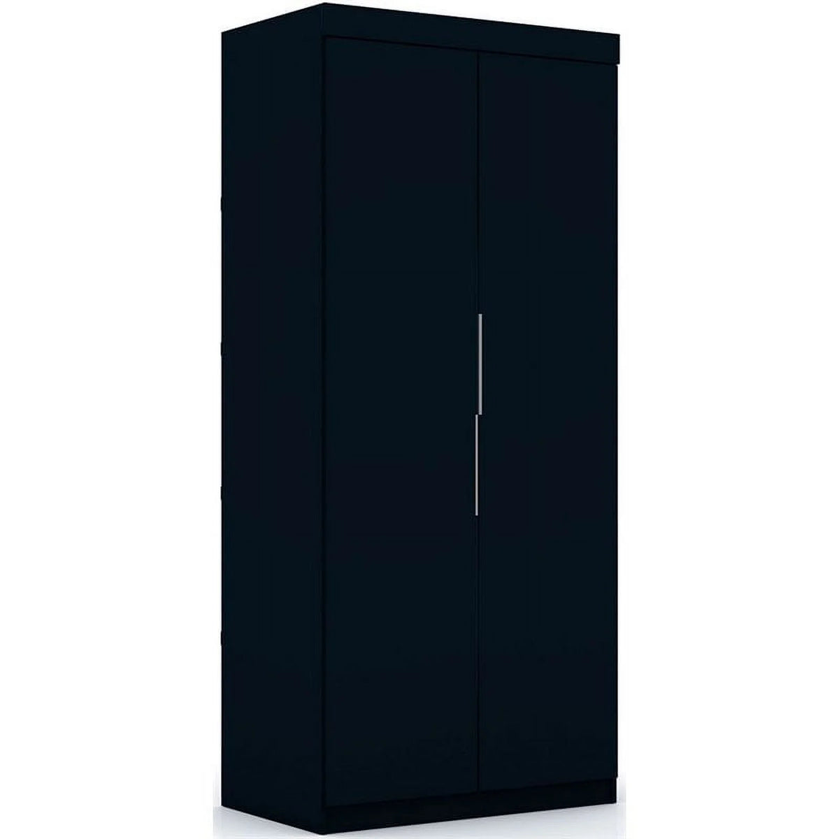 Blue Wood Sectional Corner Wardrobe Closet B131