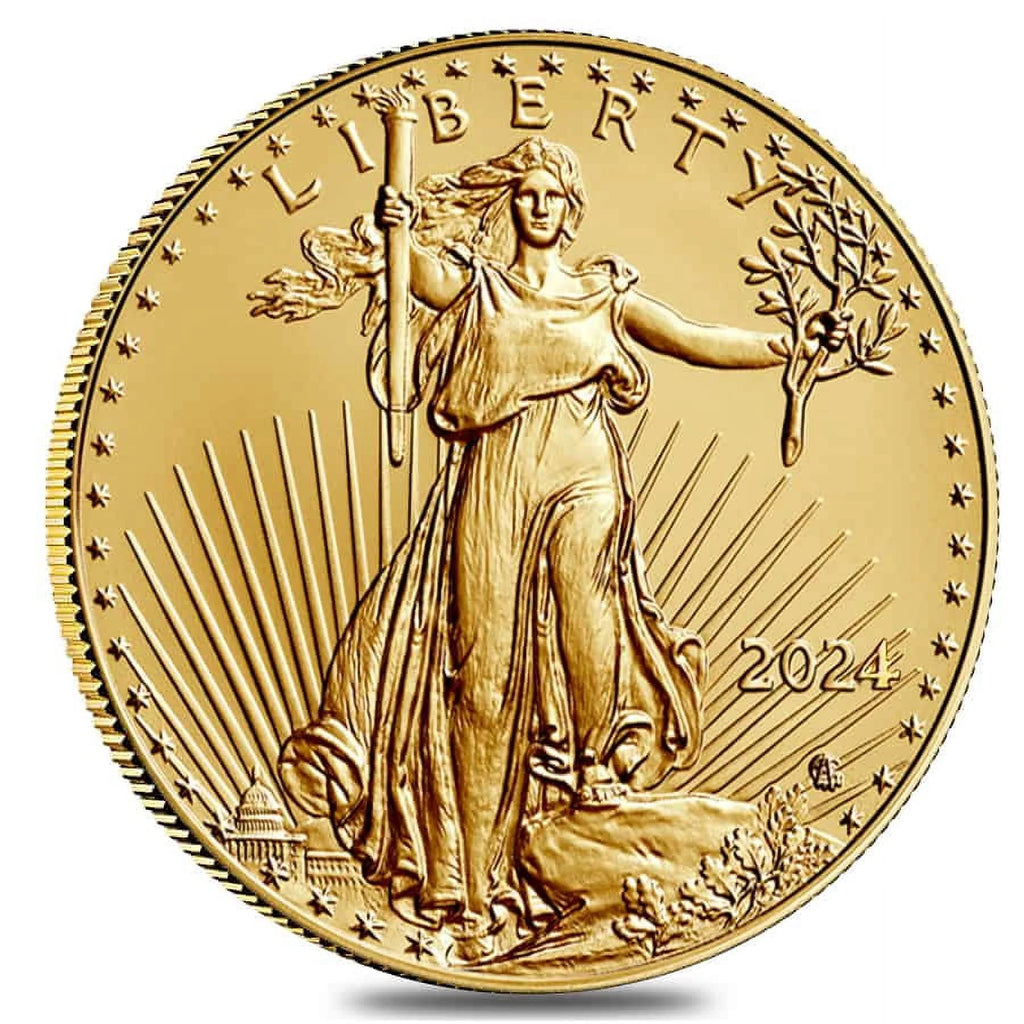 1/10 oz Gold American Eagle $5 Coin E7572