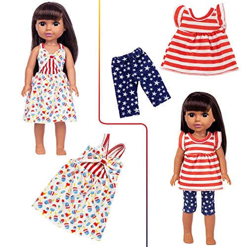10 Sets 14.5 Inch Doll Clothes and Party Dress B8576