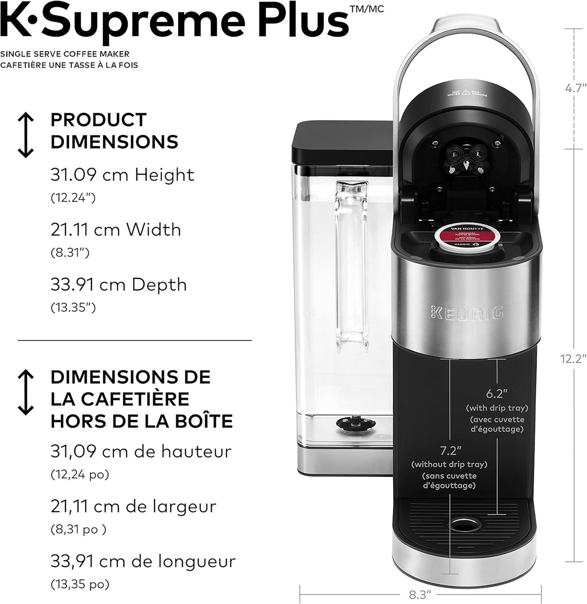 Single Serve K-Cup Pod Coffee Maker S11687