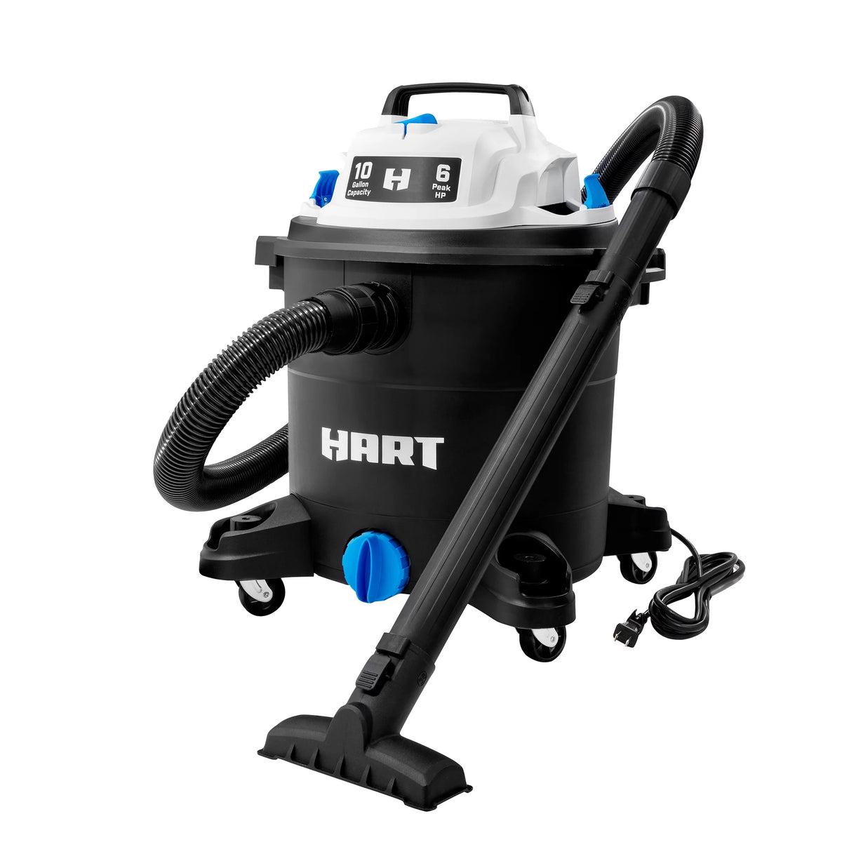 10 Gallon 6 Peak HP Poly Wet/Dry Vacuum C638062