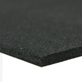 Black Rubber Garage Flooring Sheets and Rolls 3/8 in. T x 4 ft. W x 4 ft. L J83120
