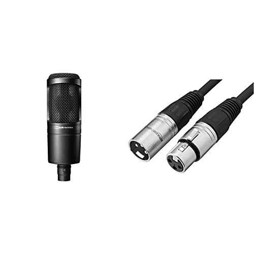 Black Cardioid Condenser Studio XLR Microphone, USB Audio Interface B279421