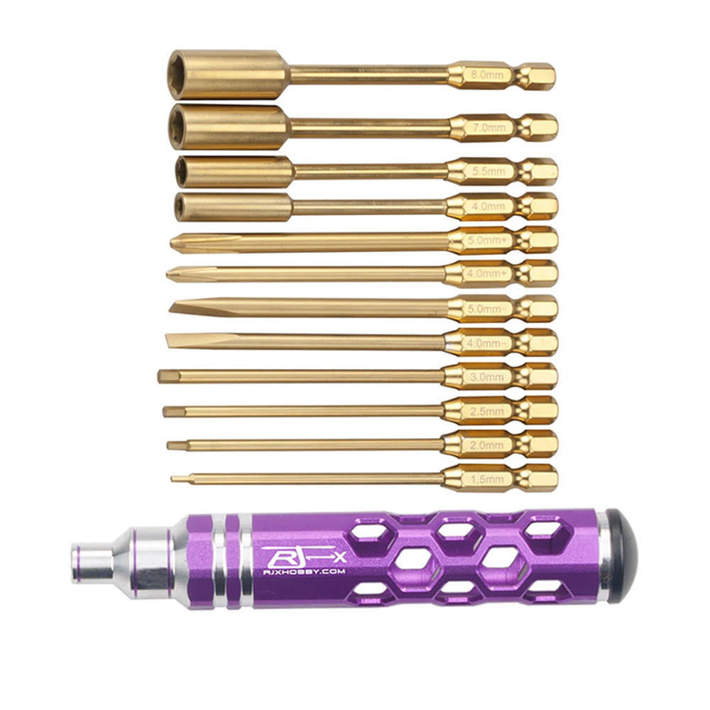 13 in 1 Hex Nut Phillips Flat Screwdriver Multifunctional Repairing Tools Set P7817