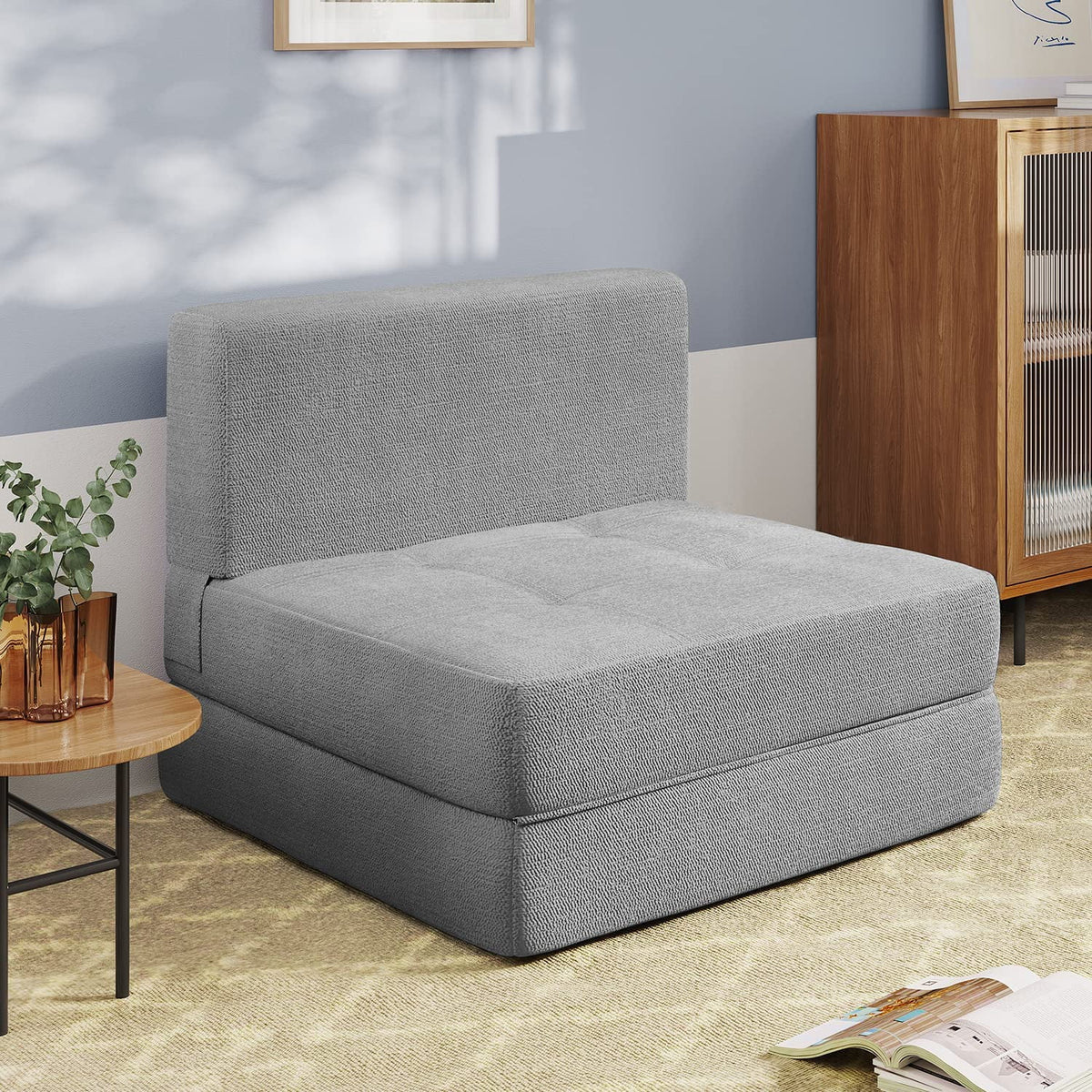 Light Gray Sleeper Sofa Bed M160597